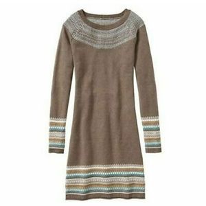 Athleta Fair Isle Sweater Dress